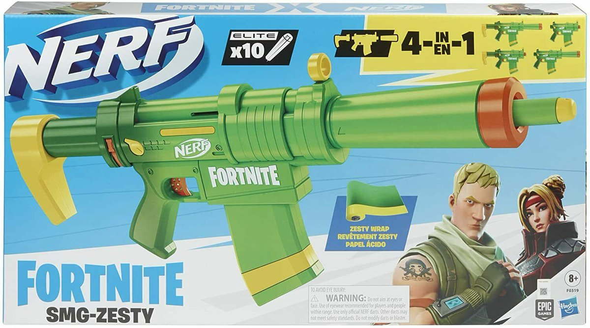 Набор игровой Nerf Фортнайт SMG Зести F0319EU4