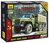 Сборная модель "Советский армейский грузовик "Урал 4320"
