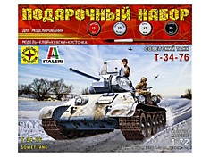 Игрушка Советский танк Т-34-76  (1:72)
