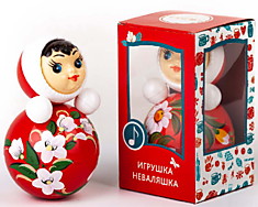 Игрушка-неваляшка 15 см в художественной упаковке, расписная