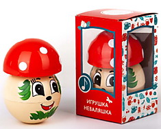 Игрушка-неваляшка 13 см в художественной упаковке