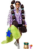 Кукла Barbie Экстра с переплетенными резинками хвостиками