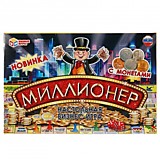 Настольная экономическая игра Миллионер с монетами. Умные игры