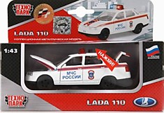 Машина "LADA 2110 МЧС" металлическая инерционная, свет, звук