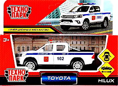 Машина "Toyota hilux Полиция" 12 см металлическая инерционная