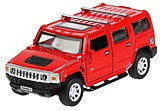 Машина металлическая "hummer h2" 12 см красный