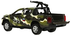 Машина металл свет-звук MITSUBISHI L200 PICKUP КАМУФЛЯЖ 13см