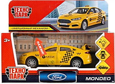 Машина "Ford Mondeo Такси" 12 cм металлическая инерционная