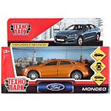 Машина металл Ford Mondeo золотой 12 см 270430