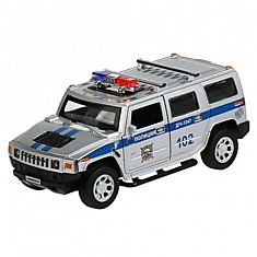 Машина металл "hummer h2 полиция" 12 см