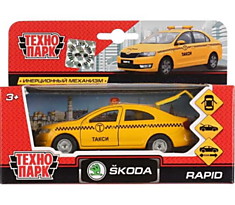 Машина металл Skoda Rapid Такси 12 см 273097