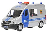 Машина "Mersedes-benz sprinter Полиция" 14 см металлическая