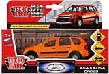 Машина металл LADA kalina cross 12 см, двери, багажник, инерционный.