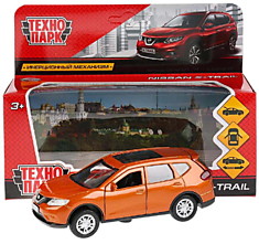 Технопарк машина металл Nissan X-Trail 12 см золотой 263452