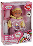 Пупс из серии Hello Kitty, озвученный, русский чип, с аксессуарами.