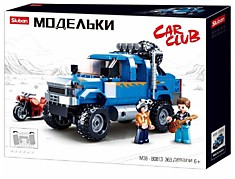 Конструктор Пикап (361дет.) в коробке