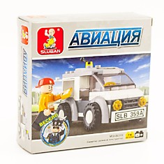 Конструктор "Авиация. Экспресс автомобиль" (75 дет) в коробке