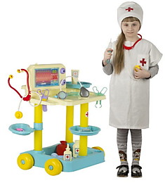 Игровой набор "Доктор" на тележке
