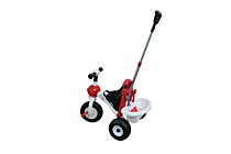 Велосипед 3-х колёсный "Базик" с ручкой и ремешком + Набор (2 элемента) (Колёса пластмассовые)