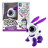 1TOY RoboPets игрушка интерактивная Кролик бел/фиол (mini)