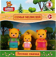 ПЛАСТИЗОЛЕВЫЕ ИГРУШКИ, ТМ "ИГРАЕМ ВМЕСТЕ", "СЕМЬЯ МЕДВЕДЕЙ"